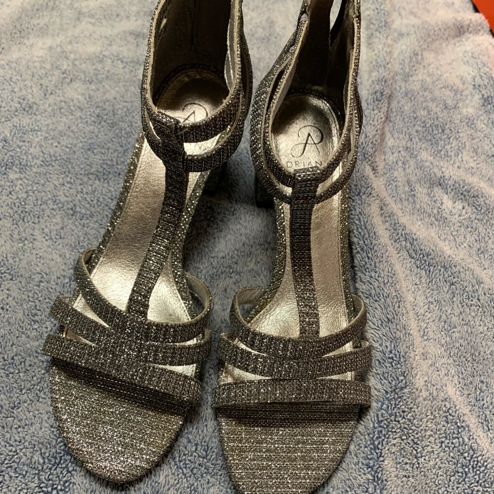 Silver High heels